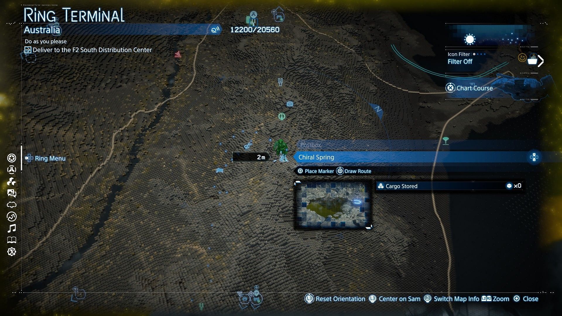 Chiral Spring's whereabouts (Image via Sportskeeda Gaming || Sony Interactive Entertainment)